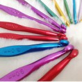 14pcs Diy Set De Varios Colores En Aluminio Ganchos de ganchillo Agujas Knitting Stitches