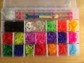 6600 colorido Arco Iris De Goma Telar bandas de toma de pulsera Kit Set s-clips