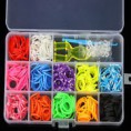 12 Colores Rainbow Loom 144 Bandas De Goma De Toma De Pulsera Kit Set Bandas Diy